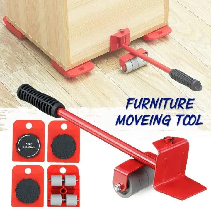 5-in-1 Heavy Duty Furniture Mover Set – Wheeled Lifter for Furniture & Appliances