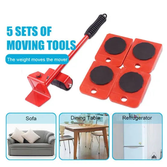 5-in-1 Heavy Duty Furniture Mover Set – Wheeled Lifter for Furniture & Appliances