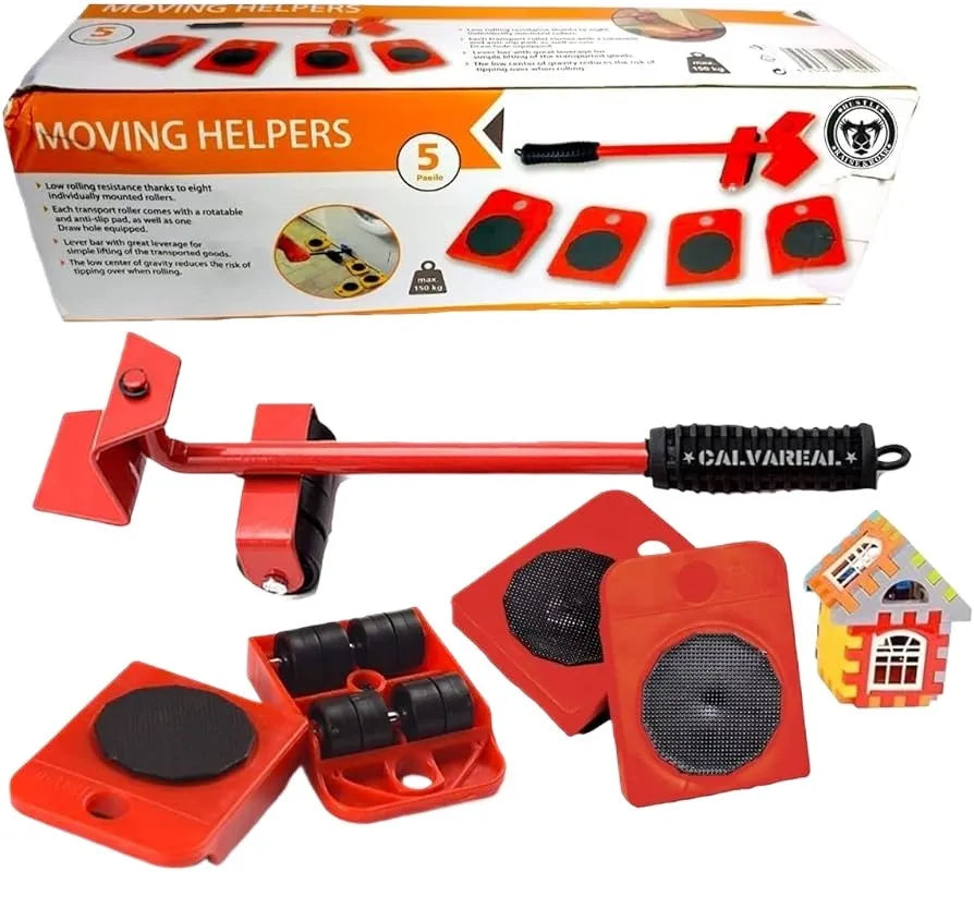 5-in-1 Heavy Duty Furniture Mover Set – Wheeled Lifter for Furniture & Appliances