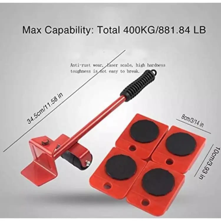 5-in-1 Heavy Duty Furniture Mover Set – Wheeled Lifter for Furniture & Appliances